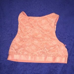 Pink crop top/bralette